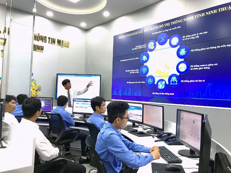 Ninh Thuận vận hành Trung tâm giám sát, điều hành đô thị thông minh